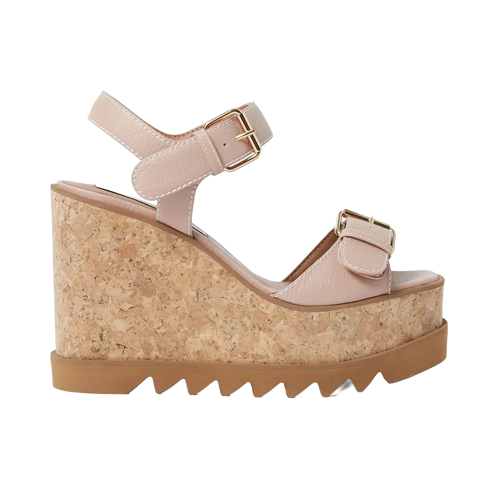 STELLA McCARTNEY Women's Sneak Elyse Platform Sandals "Beige"