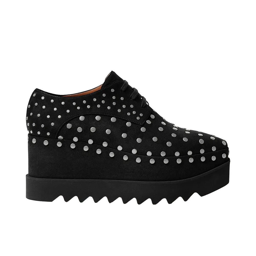 STELLA McCARTNEY Women's Elyse Studded Platform Shoes "Black"