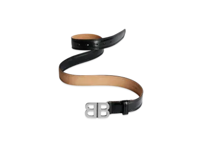 BALENCIAGA BB Soft Belt "Black"