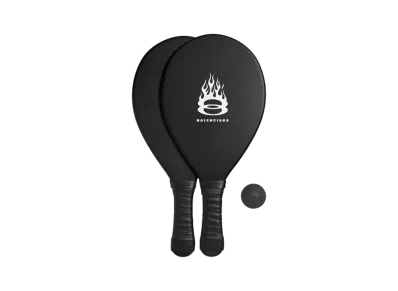 BALENCIAGA Beach Rackets "Black/White"