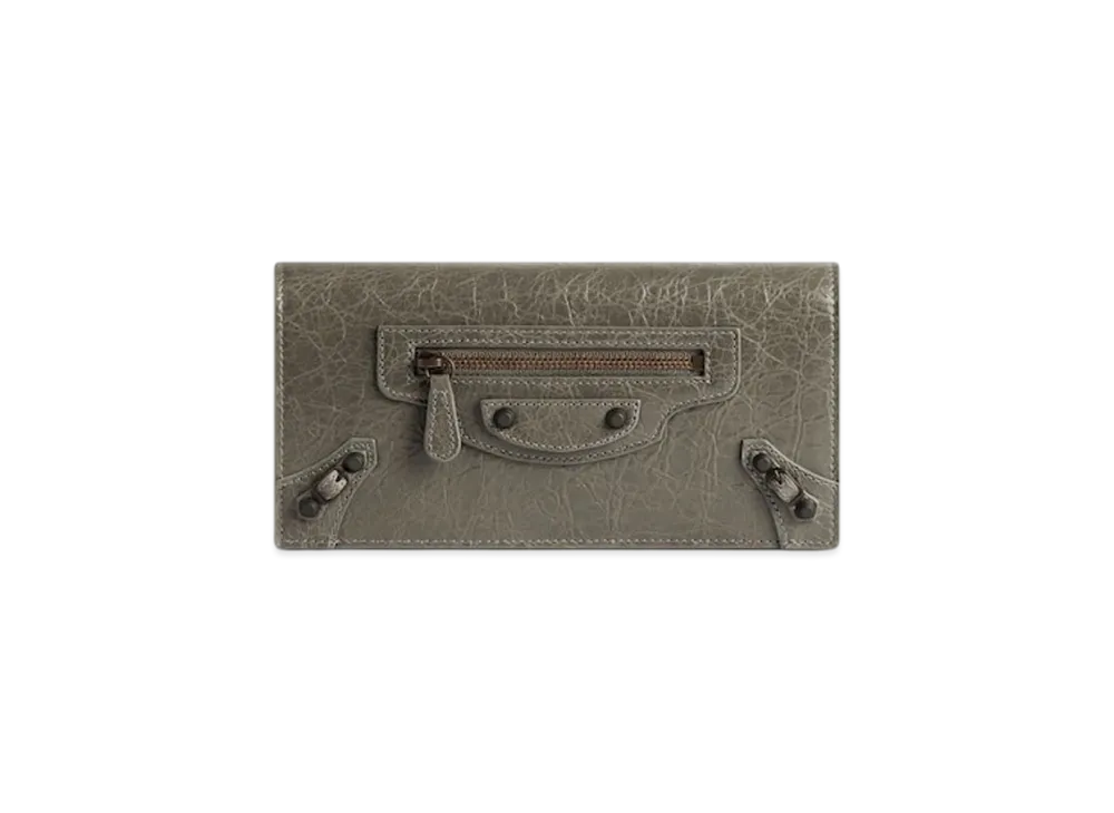 BALENCIAGA Le City Money Long Wallet "Olive"