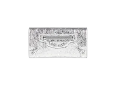 BALENCIAGA Le City Money Long Wallet "Silver"