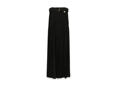 Burberry Women's Crepe Jersey Maxi Skirt "Black"