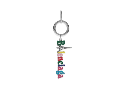 BALENCIAGA Paris Souvenir Bag Charm/Keychain "Multicolor"