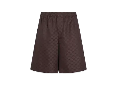 GUCCI 'GG' Canvas Bermuda Shorts "Brown"