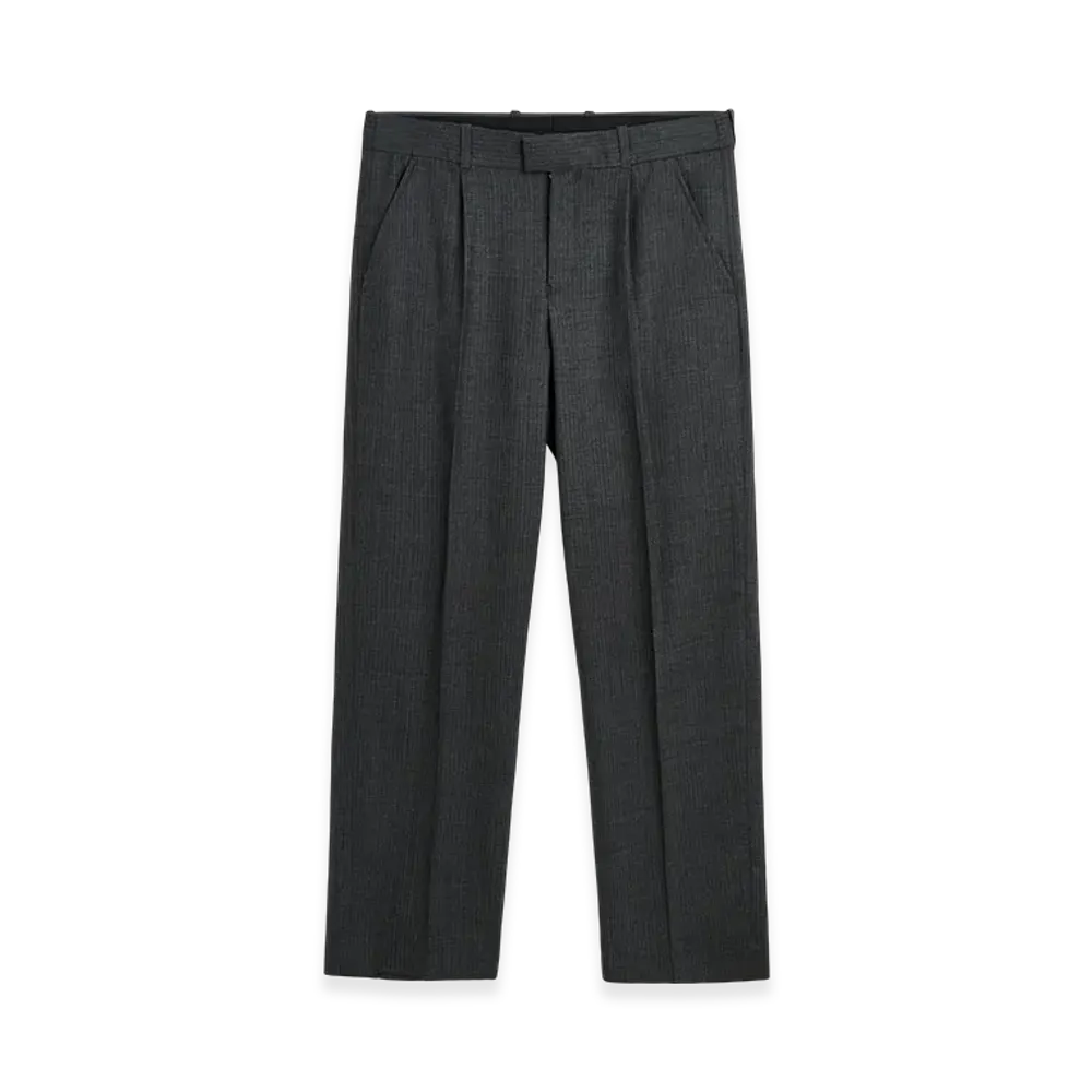 OUR LEGACY Slack Trouser "Smoke Grey Micro Herringbone"
