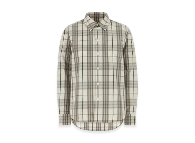 Burberry Women's Embroidered Poplin Shirt "Beige"