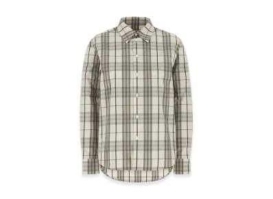 Burberry Women's Embroidered Poplin Shirt "Checked"