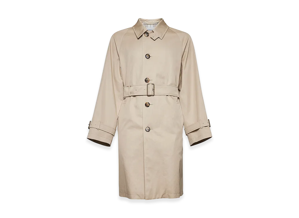 Burberry Capuccino Gabardine Trench Coat "Beige"