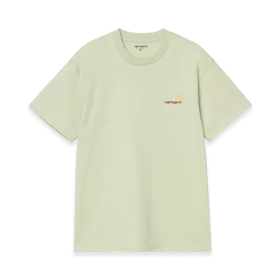 Carhartt WIP S/S American Script T-Shirt "Pale Olive"