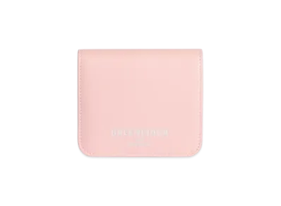 BALENCIAGA Cash 2.0 Coin And Card Holder With Flap "Pink"