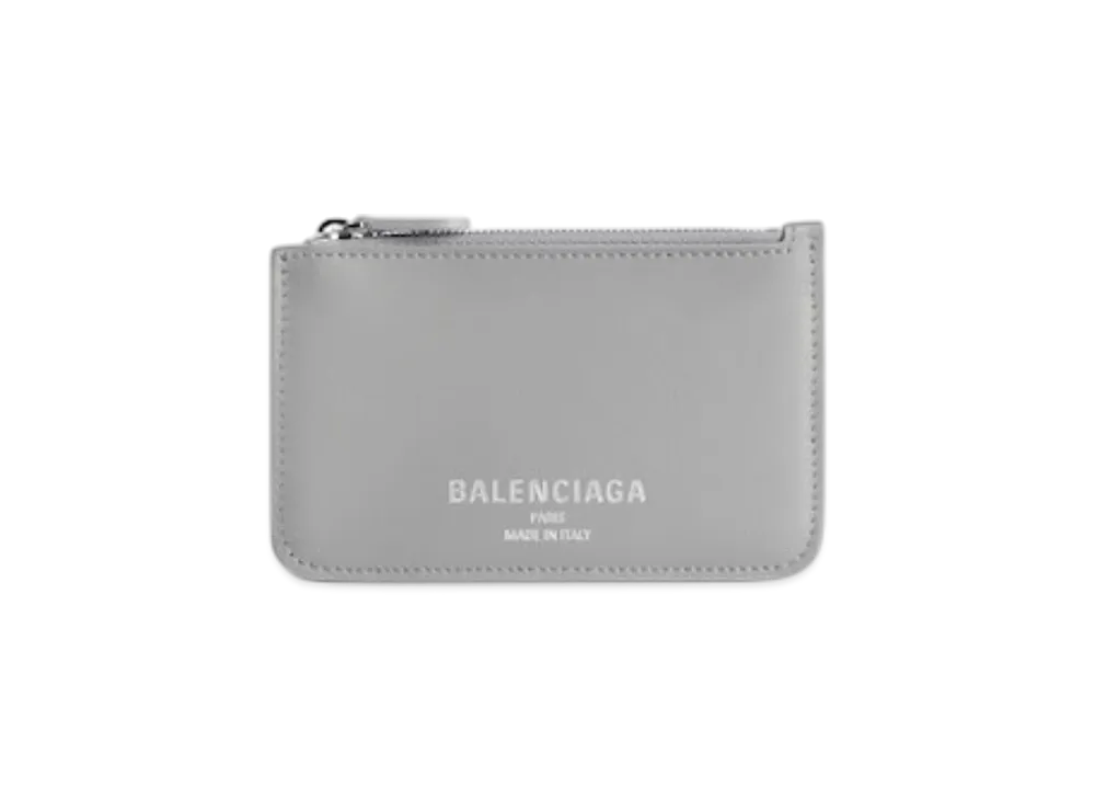 BALENCIAGA Cash 2.0 Long Coin & Card Holder "Grey"