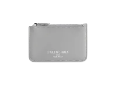 BALENCIAGA Cash 2.0 Long Coin & Card Holder "Grey"