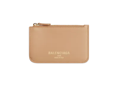 BALENCIAGA Cash 2.0 Long Coin & Card Holder "Brown"