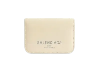 BALENCIAGA Cash 2.0 Mini Wallet "Cream"
