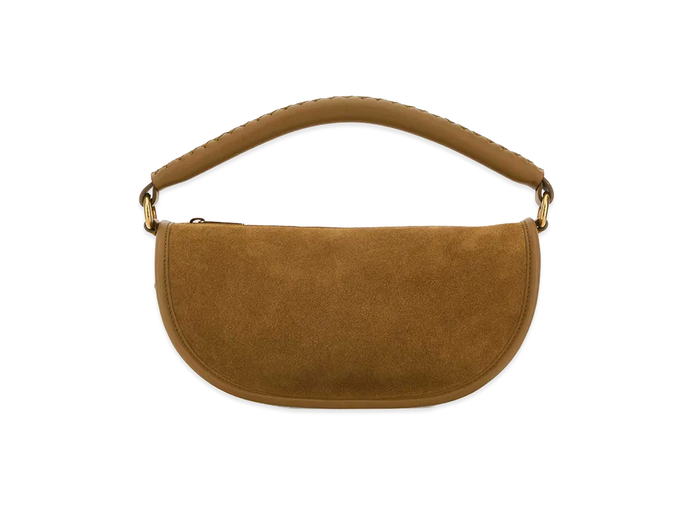 Burberry Women's Suede Hebden Handbag "Camel"