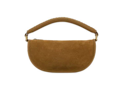 Burberry Women's Suede Hebden Handbag "Camel"