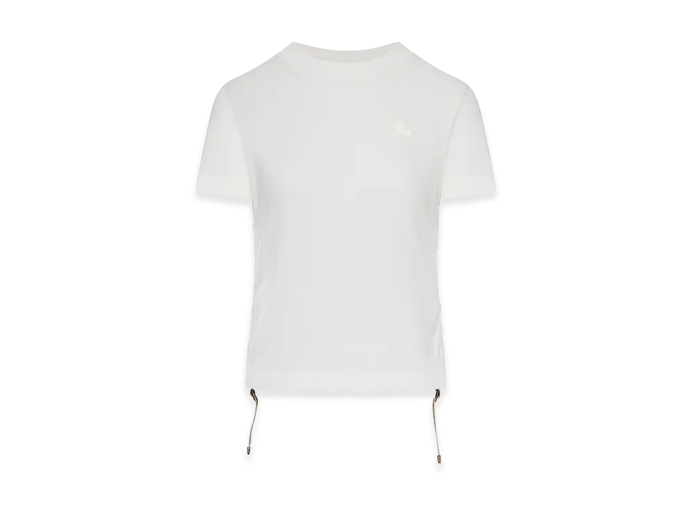 Burberry Women's Equestrian Knight Design T-Shirt "White"