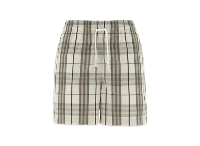 Burberry Women's Check Bermuda Shorts "Gray"