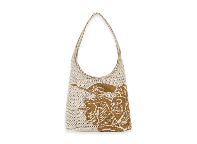 Burberry Women's Crochet Shoulder Bag "White"