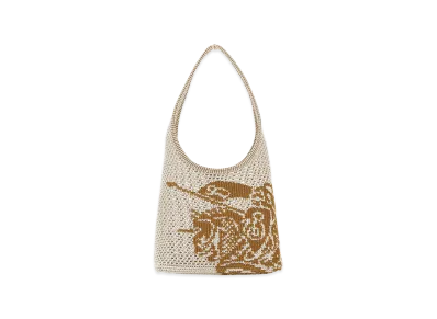 Burberry Women's Crochet Shoulder Bag "White"