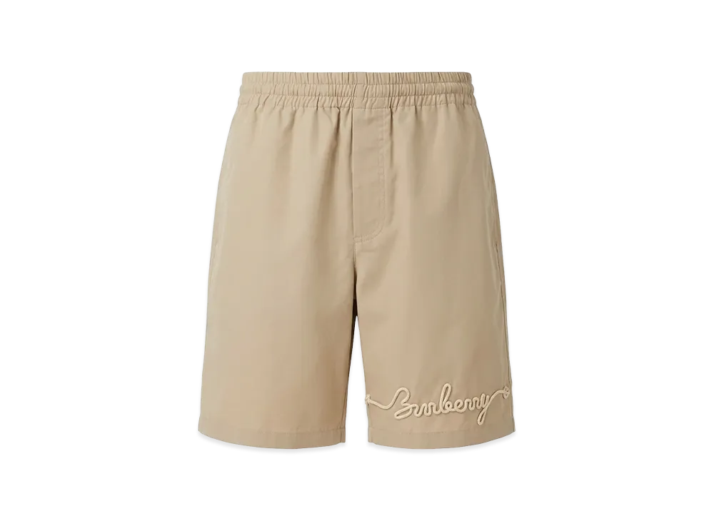 Burberry Nautical Style Logo Shorts "Beige"