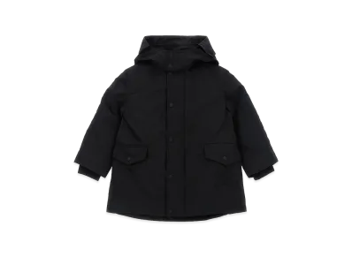 Burberry Kids 2 In 1 Brady Parka Jacket "Black/Beige"