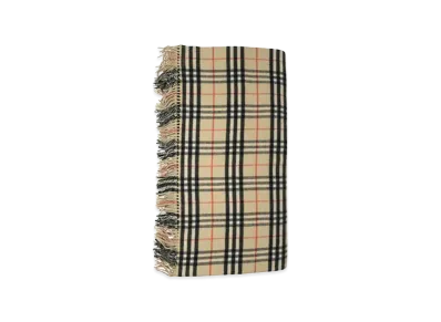 Burberry A:Hm Check Blanket:164786:B9368 "Beige"
