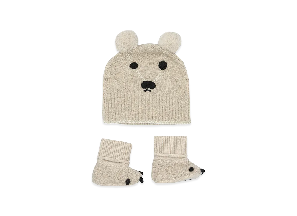 Burberry Kids N7 Bear Knit Set "Beige"