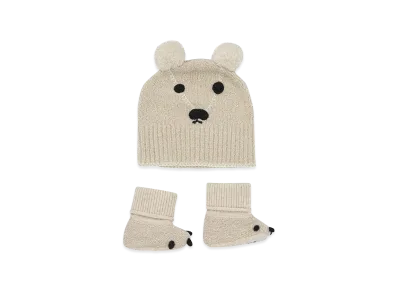 Burberry Kids N7 Bear Knit Set "Beige"