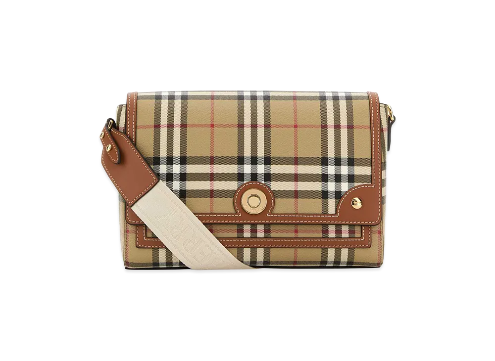 Burberry Women's Printed Canvas Crossbody Bag "Beige"