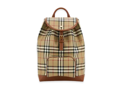 Burberry Women's Printed Canvas Backpack "Beige"