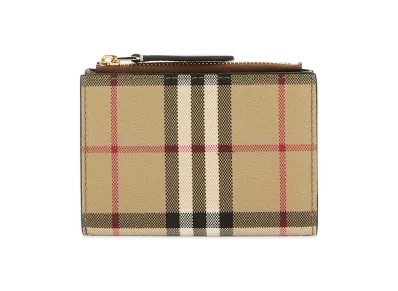 Burberry Women's Printed Canvas Wallet "Checked"