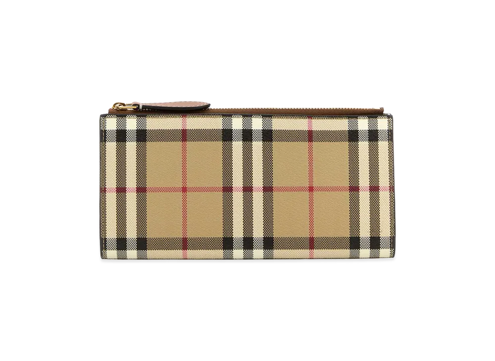 Burberry Women's Printed Canvas Wallet "Beige"