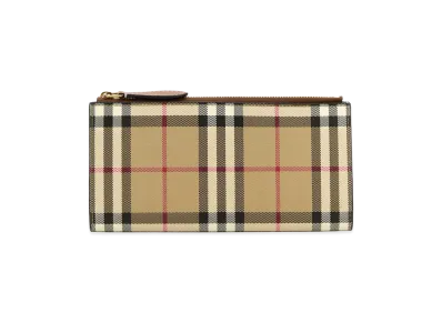 Burberry Women's Printed Canvas Wallet "Beige"