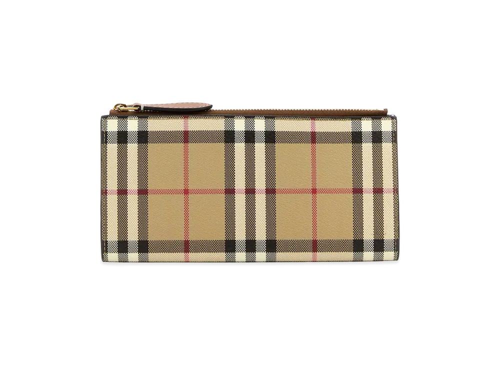 Burberry Women's Printed Canvas Wallet "Checked"