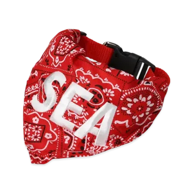 WIND AND SEA Dog Bandanna "Red"