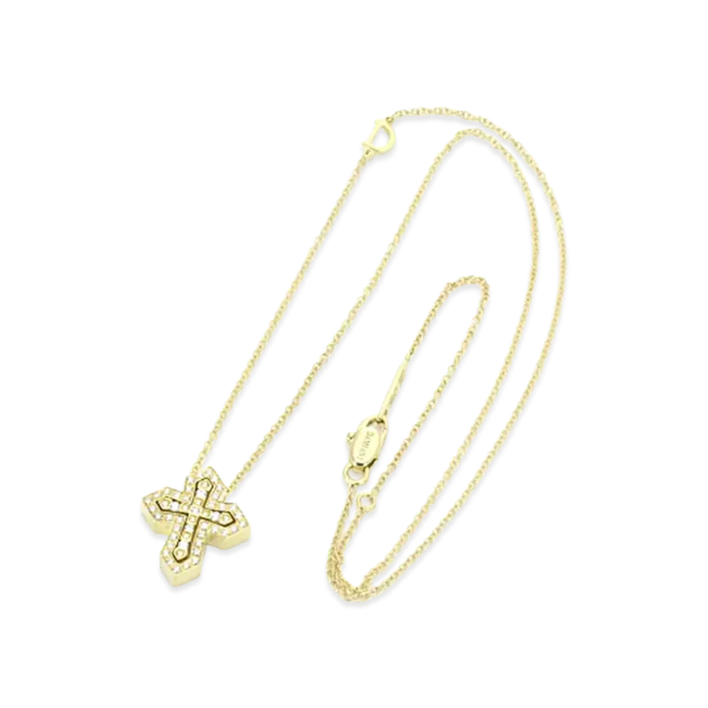 DAMIANI Women's Belle Epoque Crown Necklace "Yellow Gold"