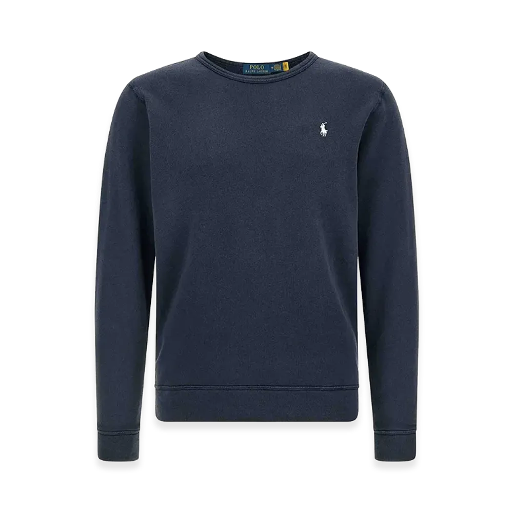Polo Ralph Lauren Cotton Blend Sweatshirt "Navy Blue"