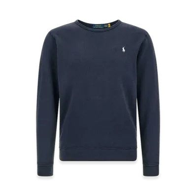 Polo Ralph Lauren Cotton Blend Sweatshirt "Navy Blue"
