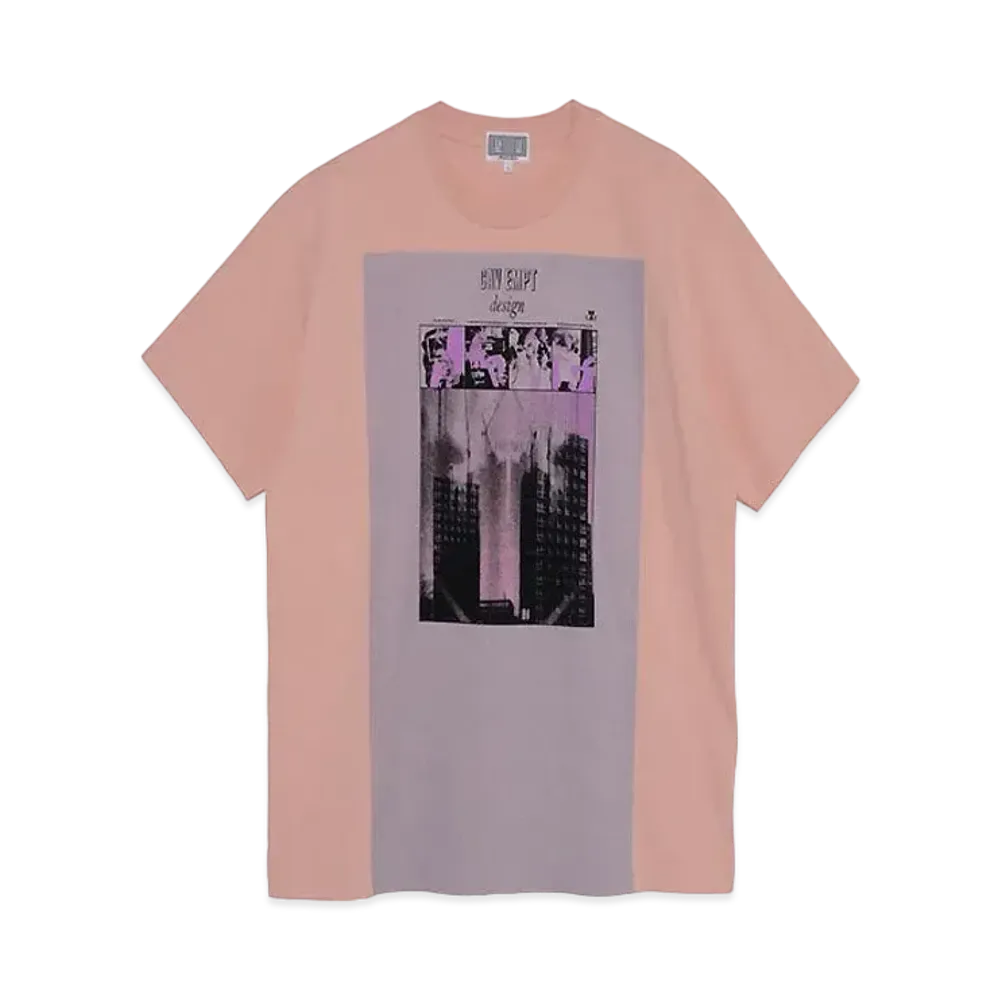 Cav Empt (C.E) GREY LONG BOX T "Pink"