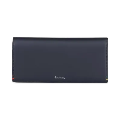 Paul Smith Highlight Stitch Long Wallet "Navy"