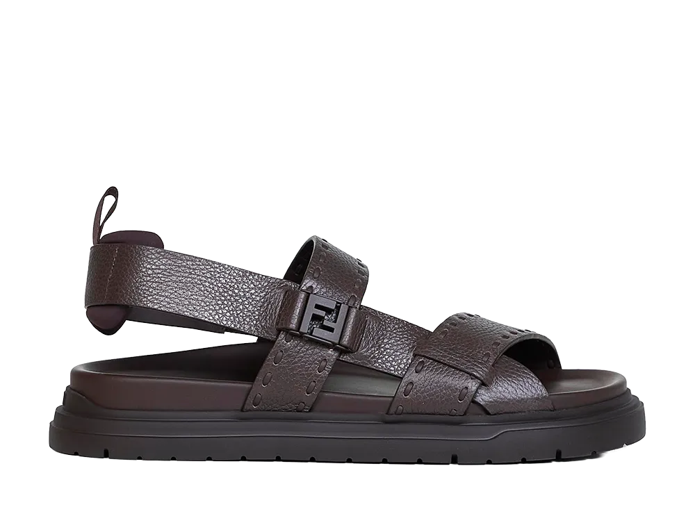 FENDI Chunky Sandals "Brown"