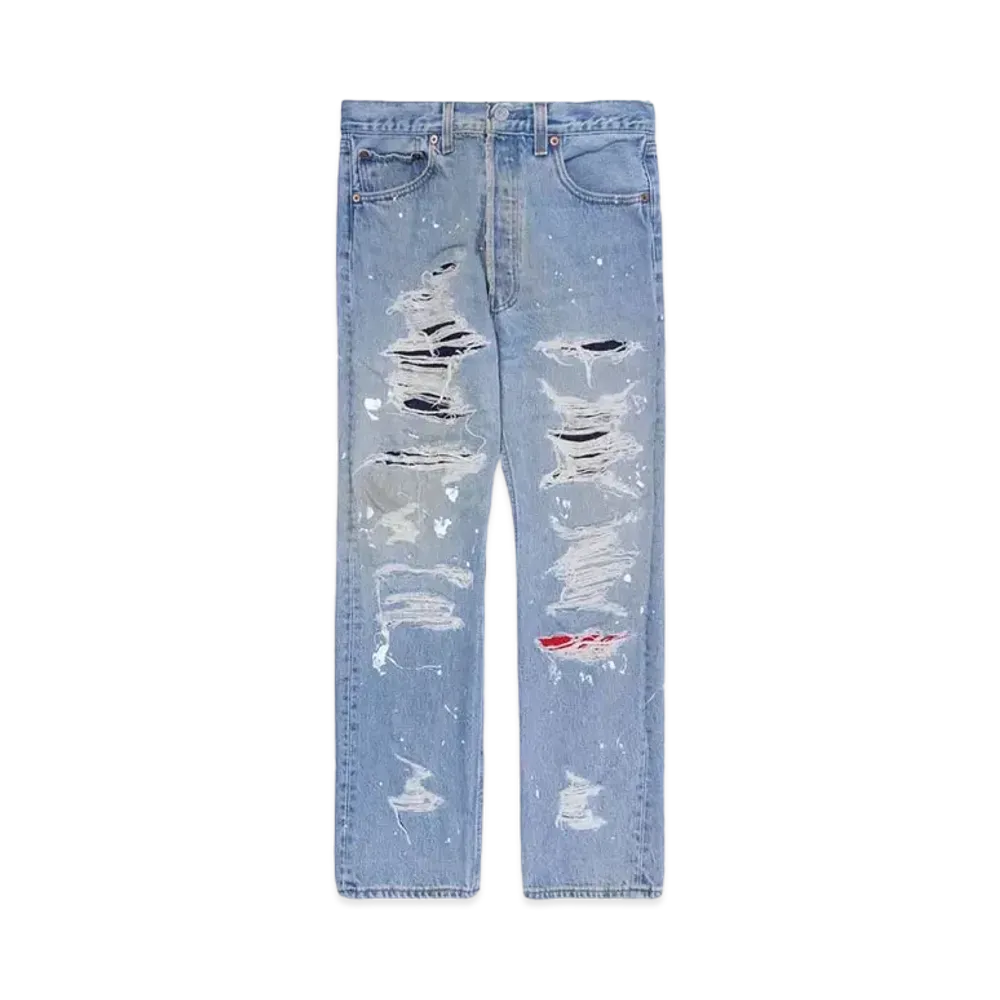 HYPE DROP x INNOCENCE NYC EXCLUSIVE DESTROY DENIM PANTS 32inch "Indigo"