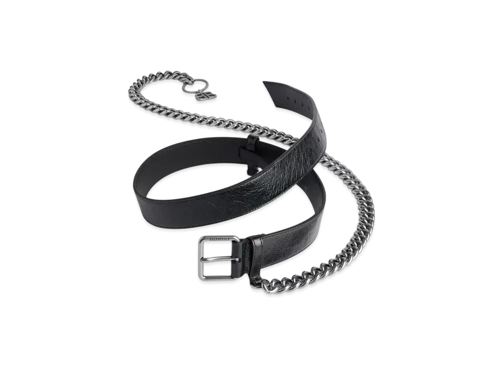 BALENCIAGA Monaco Chain Belt "Black"