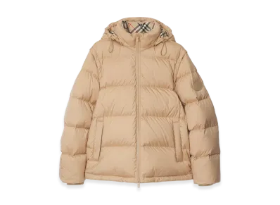 Burberry Detachable Sleeve Down Jacket "Flax Beige"
