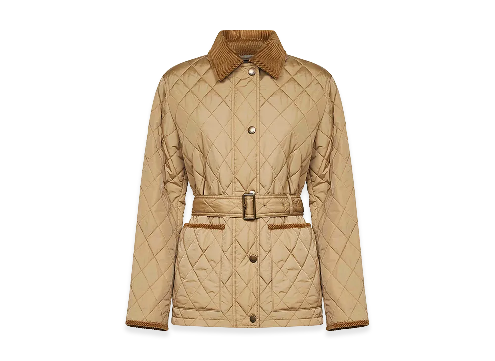 Burberry Women's Nylon Quilted Jacket "Beige"
