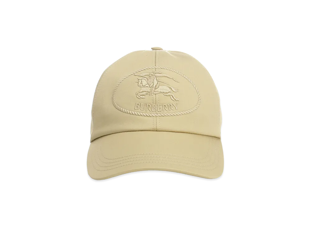 Burberry Cotton Baseball Cap "Beige"