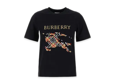 Burberry Women's Stretch Cotton T-Shirt "Black"