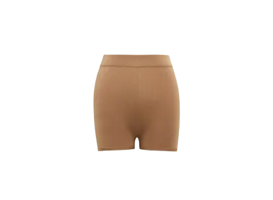 Saint Laurent Women's Knitted Shorts "Dark Beige"